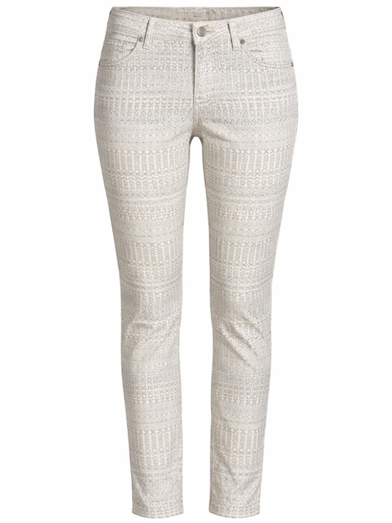 Pilcro and the Letterpress Pants - Pilcro and the Letterpress Stet Skinny Geometric Print Jeans Size 28